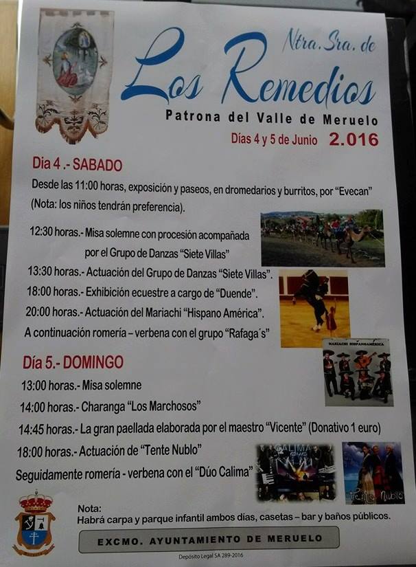 Fiesta de Nuestra señora de los Remedios en Meruelo