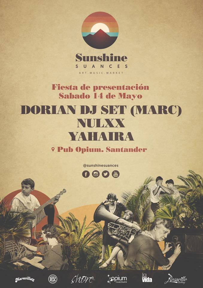 Fiesta presentacion del Sunshine Suances en el Opium de Santander