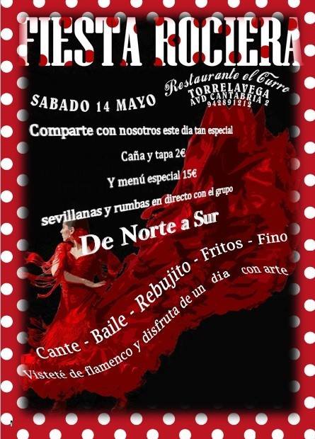 Fiesta rociera en el restaurante El Curro de Torrelavega