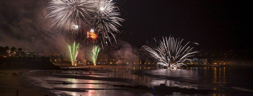 Juegos infantiles y fuegos artificiales en Santander por el 110 aniversario de Viesgo