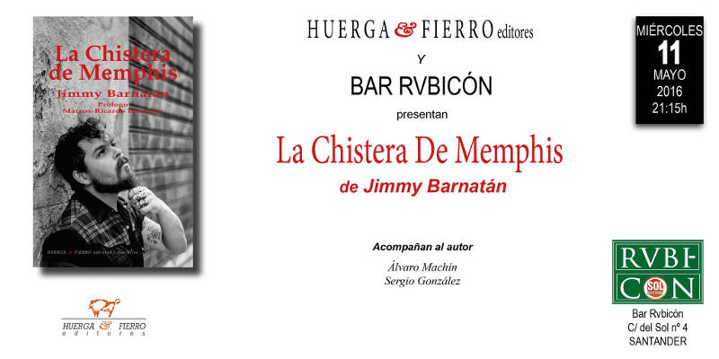 Presentación del nuevo libro de Jimmy Barnatán en el Rubicón de Santander