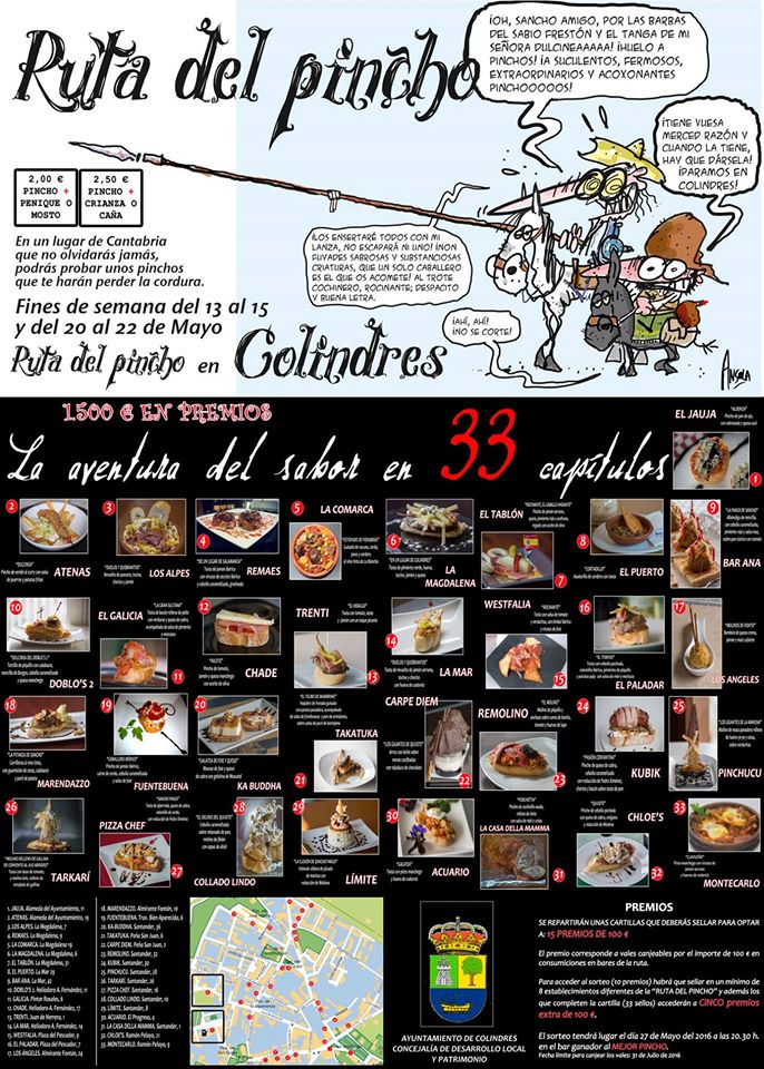 Ruta del pincho en Colindres 2016