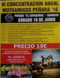 Concentracion de motos en Suances