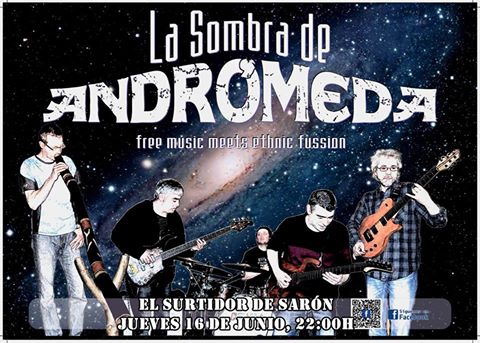 Concierto de La Sombra de Andrómeda en el Surtidor de Saron