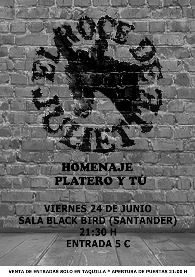 Concierto homenaje a Platero y Tu en el Black Bird de Santander