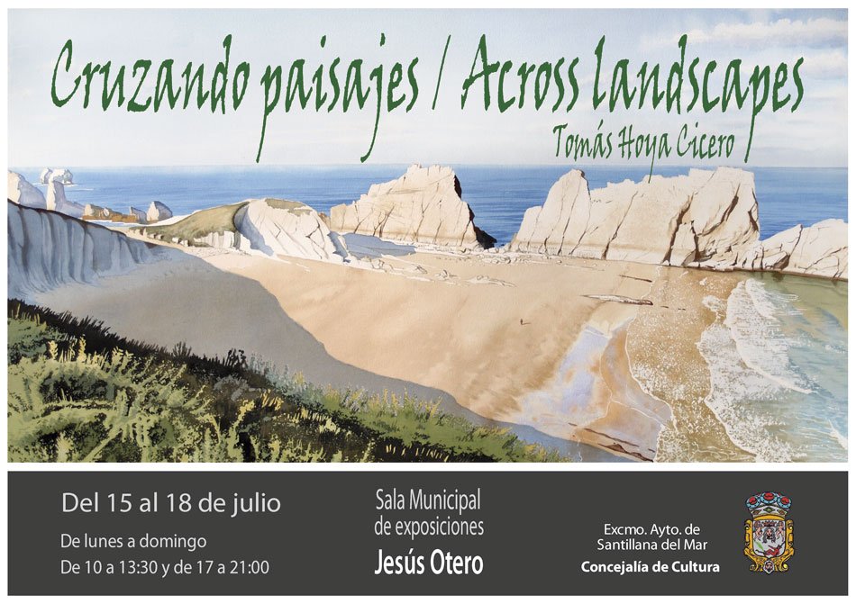Exposición individual de pintura en Santillana del Mar