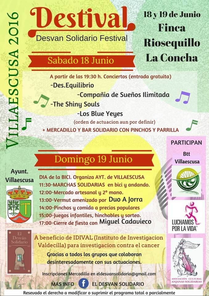 Festival solidario en la Finca de Riosequillo en Villaescusa