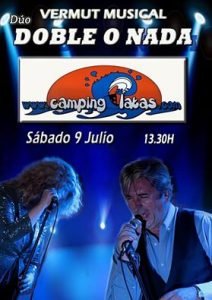 Concierto de Doble o Nada en el Camping de Latas