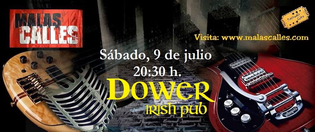 Concierto de Malas Calles en el Dower en Soto de la Marina