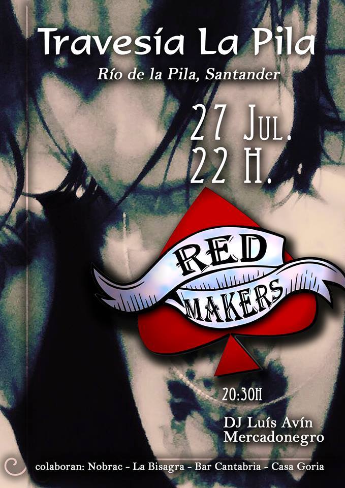 Concierto de Red Makers el Rio de  la Pila en Santander