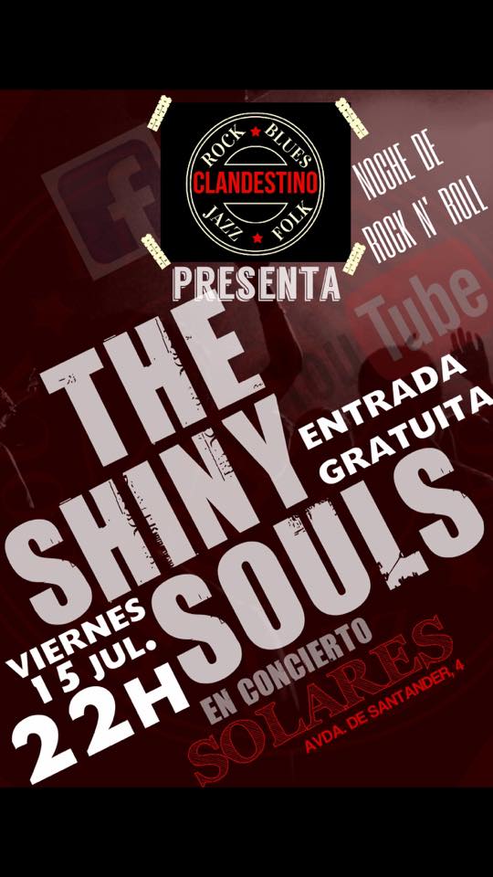 Concierto de Shiny Souls en Clandestino Rock de Solares