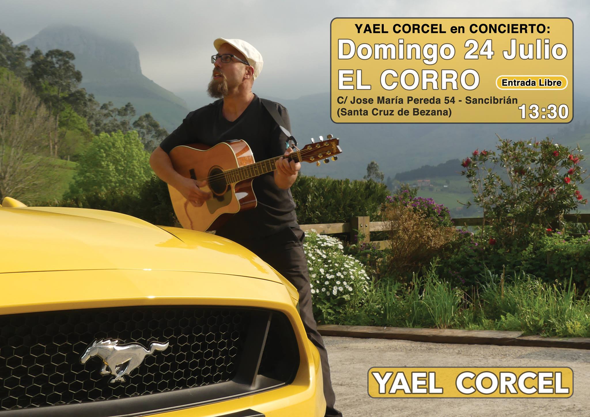Concierto de Yael Corcel en El Corro de Sancibrian