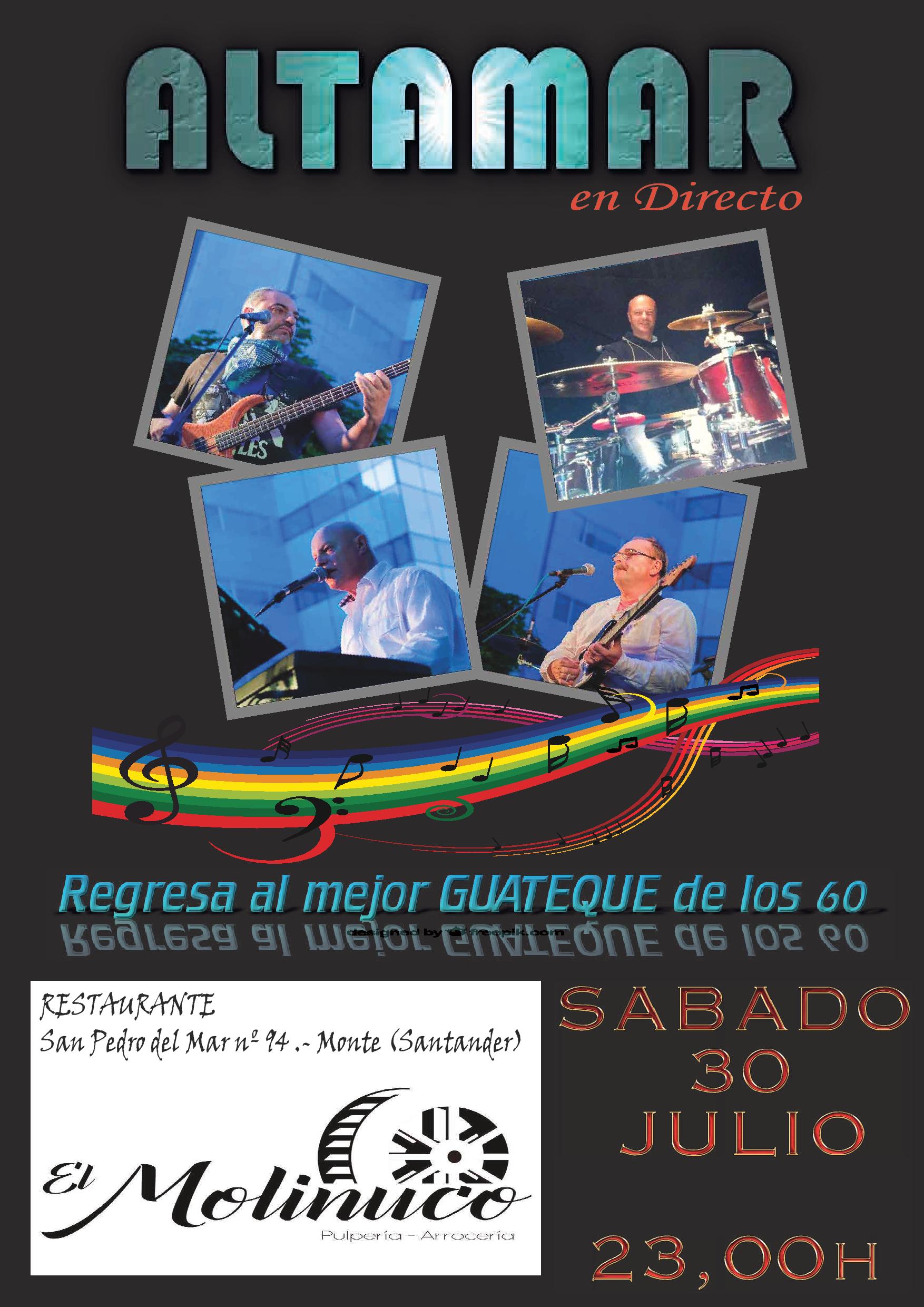 Concierto del grupo Altamar en el Molinuco de Monte en Santander