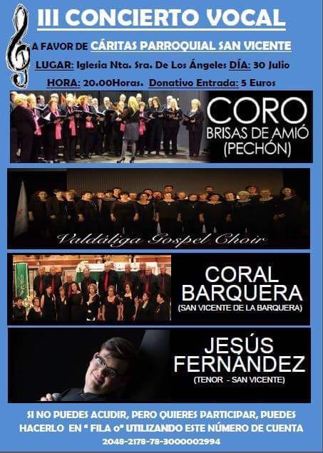Concierto solidario en San Vicente de la Barquera