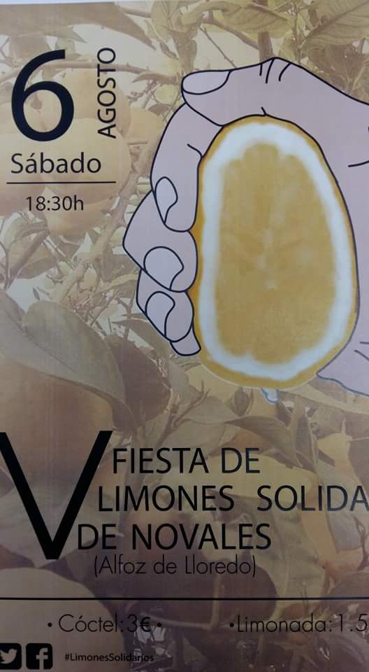 Fiesta de Limones Solidarios en Novales 2016