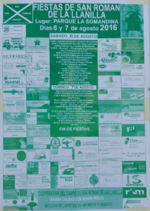 Fiestas de San Román de la Llanilla 2016