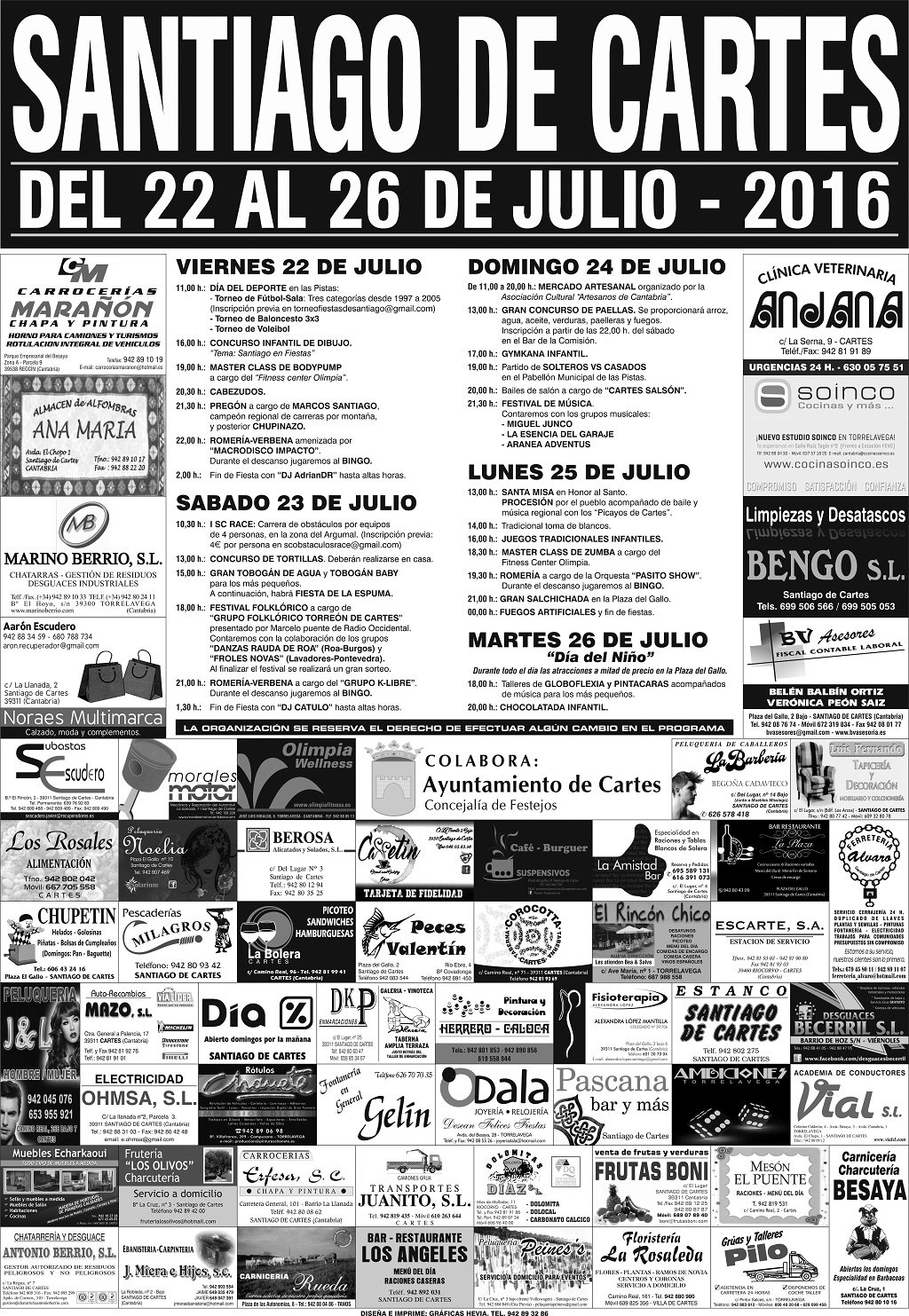 Fiestas de Santiago en Santiago de Cartes 2016