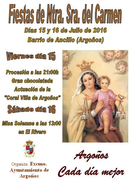 Fiestas del Carmen en Argoños 2016
