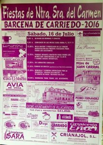 Fiestas del carmen en Barcena de Carriedo