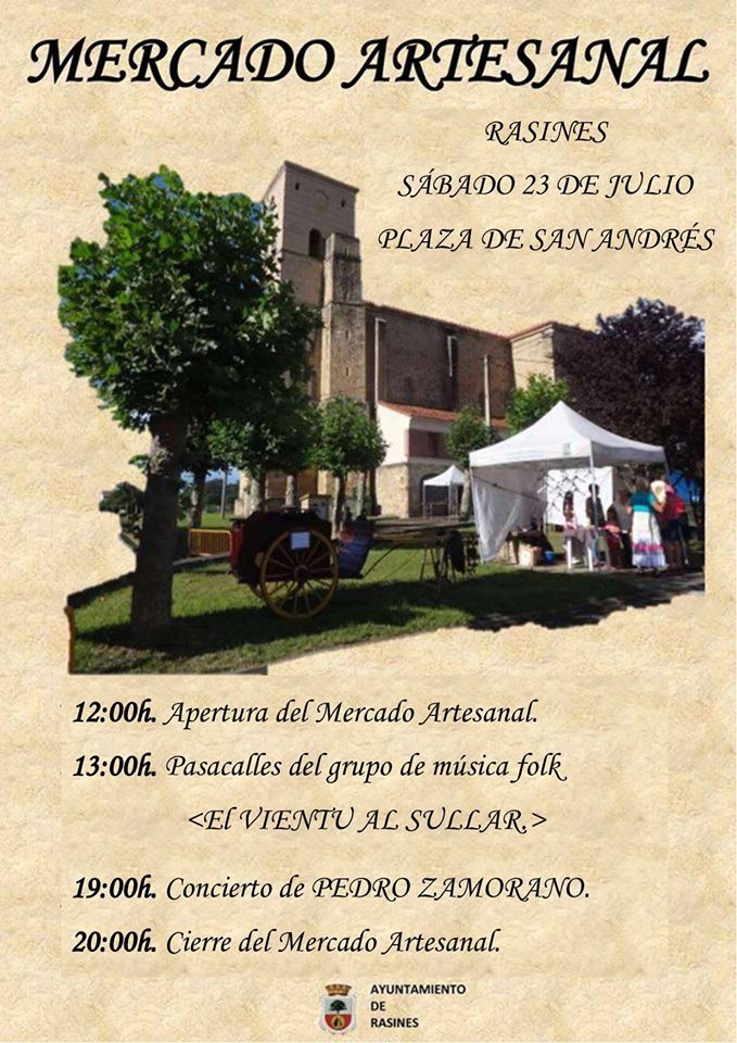 Mercado artesanal en Rasines