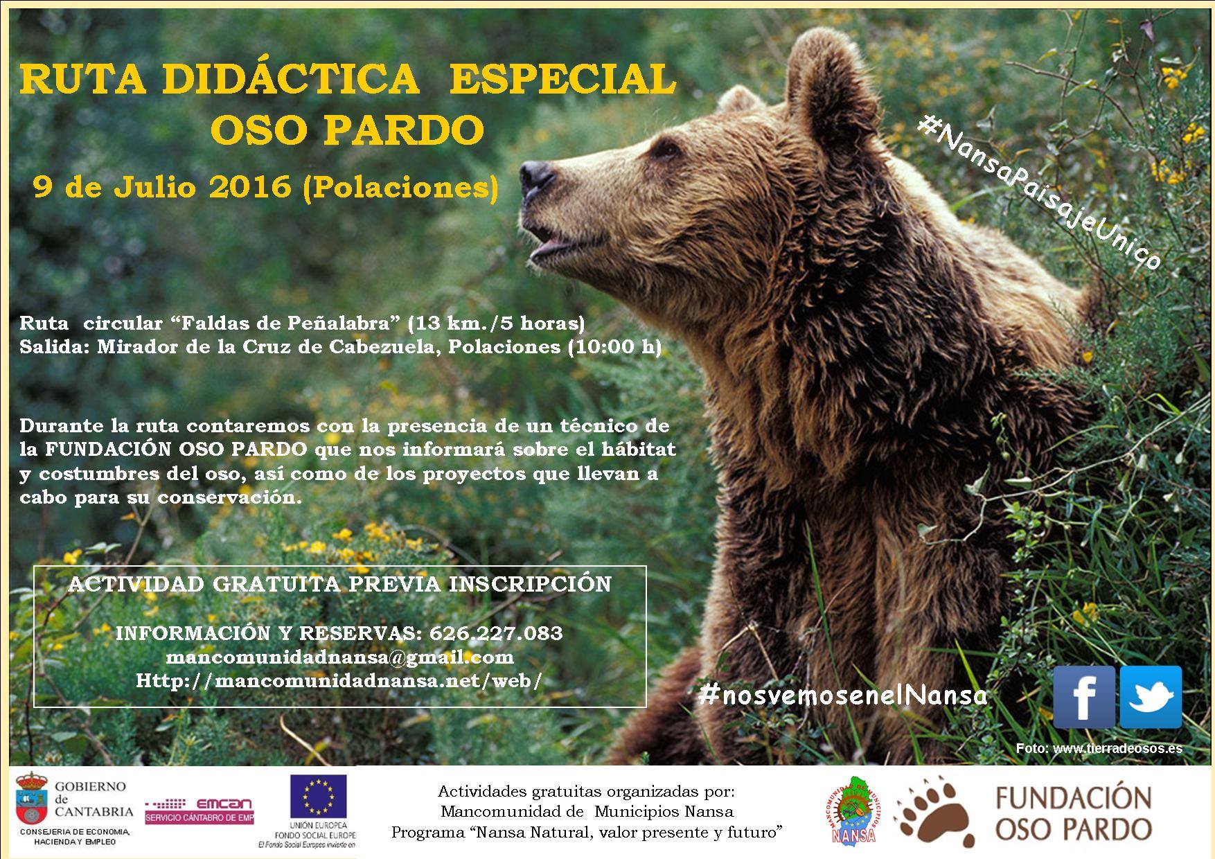 Ruta didactica del Oso Pardo en Polaciones