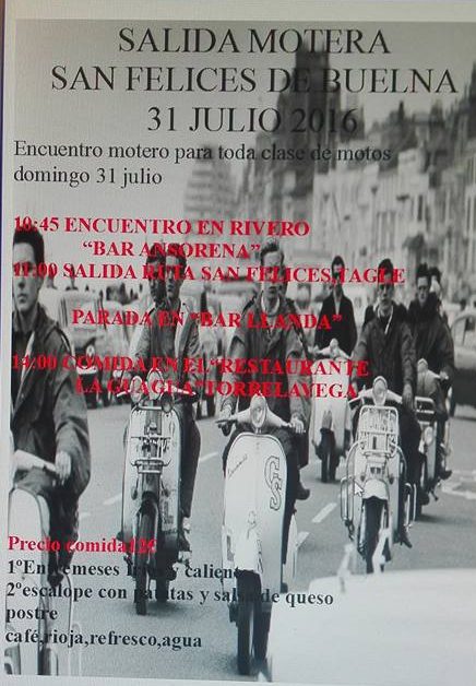 Salida motera San Felices de Buelna