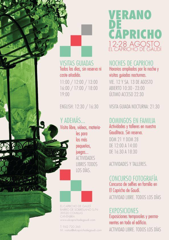 Actividades Verano de Capricho en Comillas 2016