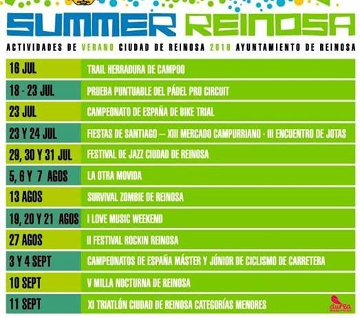 Actividades de Verano en Reinosa 2016
