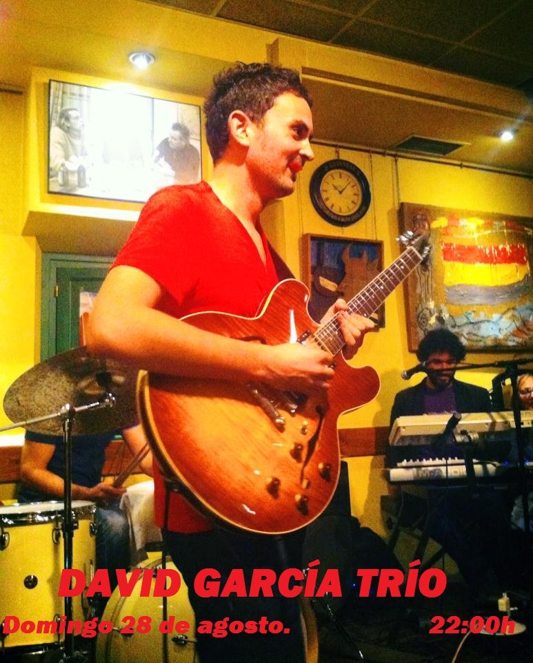Concierto de David García Trio en el Rvbicón en Santander