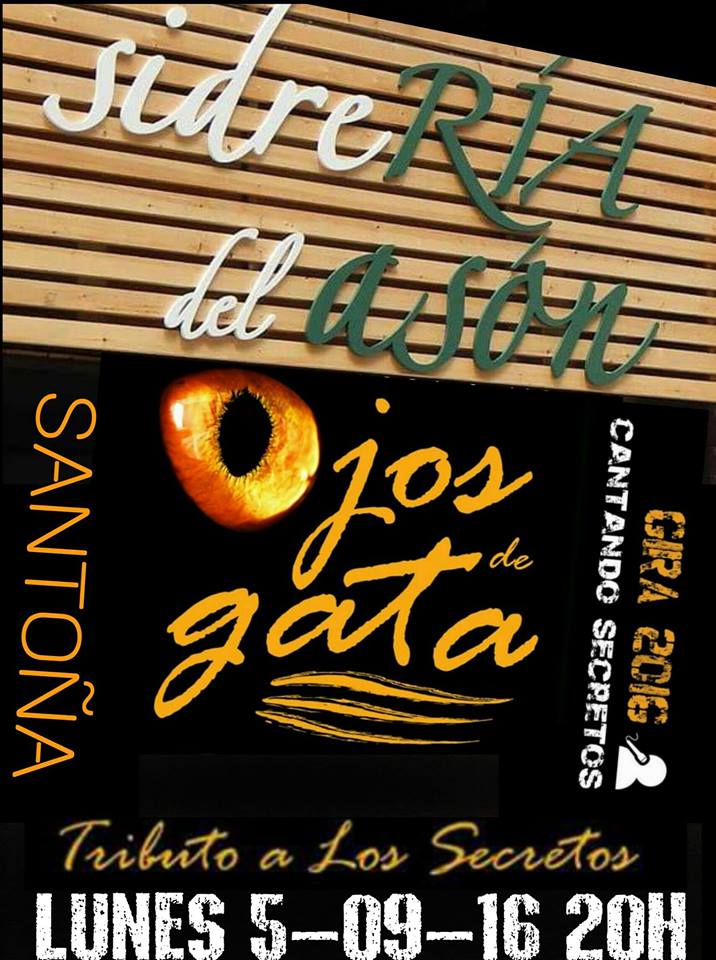 Concierto de Ojos de Gata en la Sidrería del Asón en Santoña