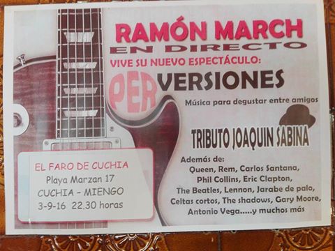 Concierto tributo a Sabina en El Faro de Cuchía