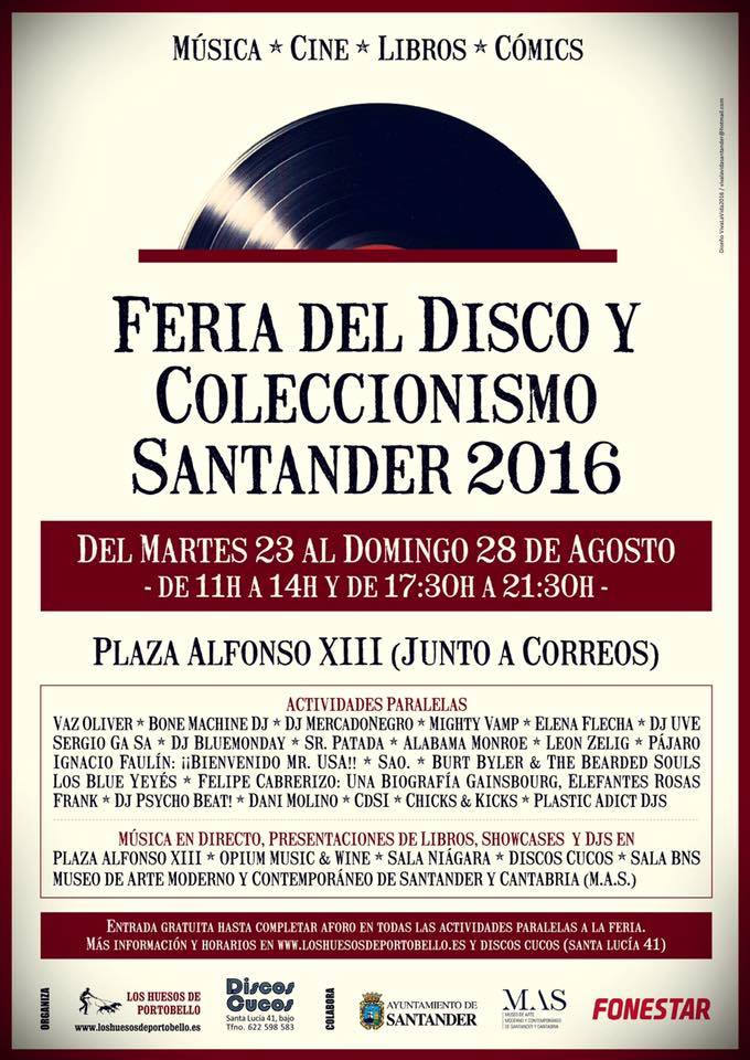 Feria del disco y coleccionismo en Santander 2016