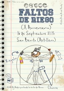 X Aniversario de los cántabros Faltos de Riego