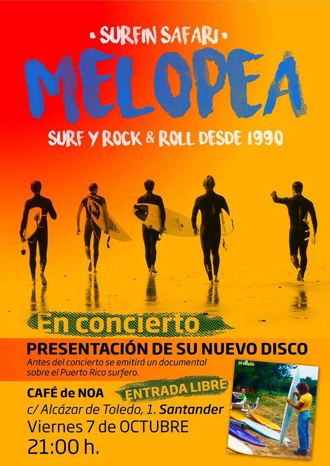 Concierto de Melopea en el Café de Noa en Santander