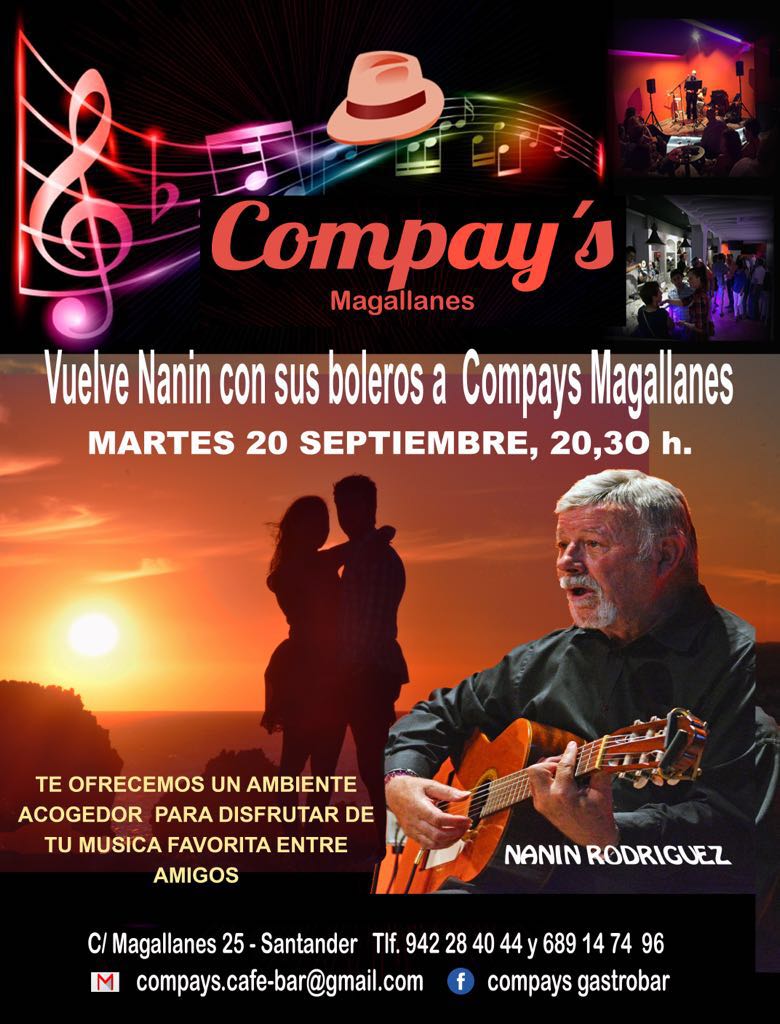 Concierto de Nanin Rodríguez en el Compay´s de Santander