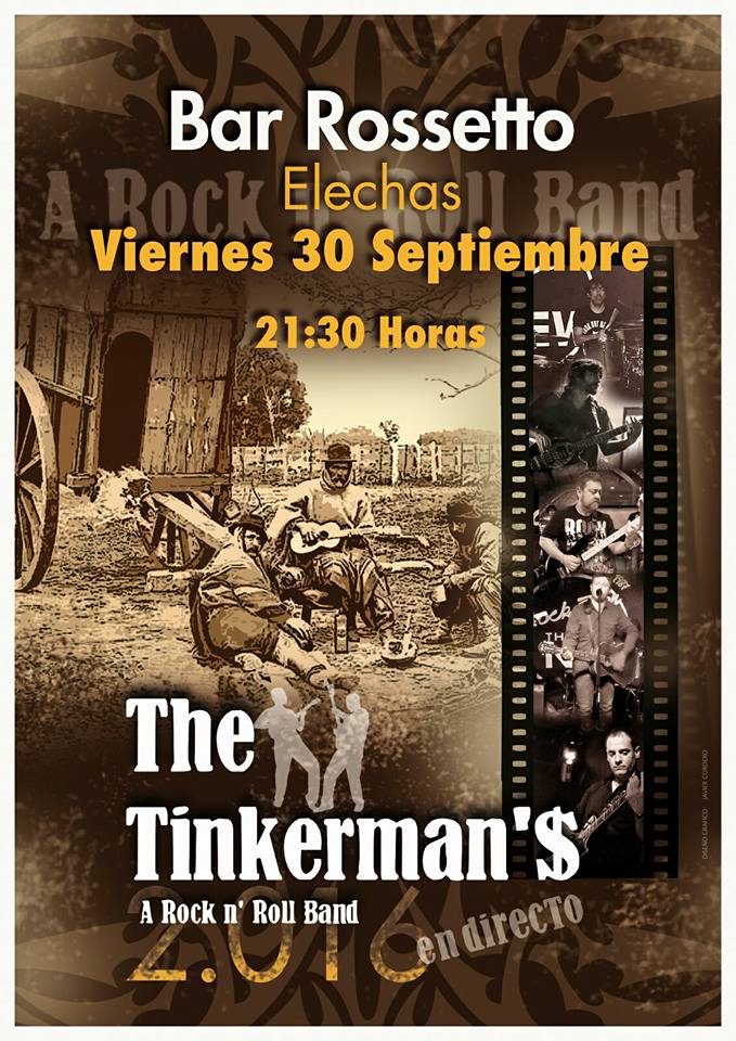 Concierto de The Tinkerman´s en el bar Rossetto de Elechas