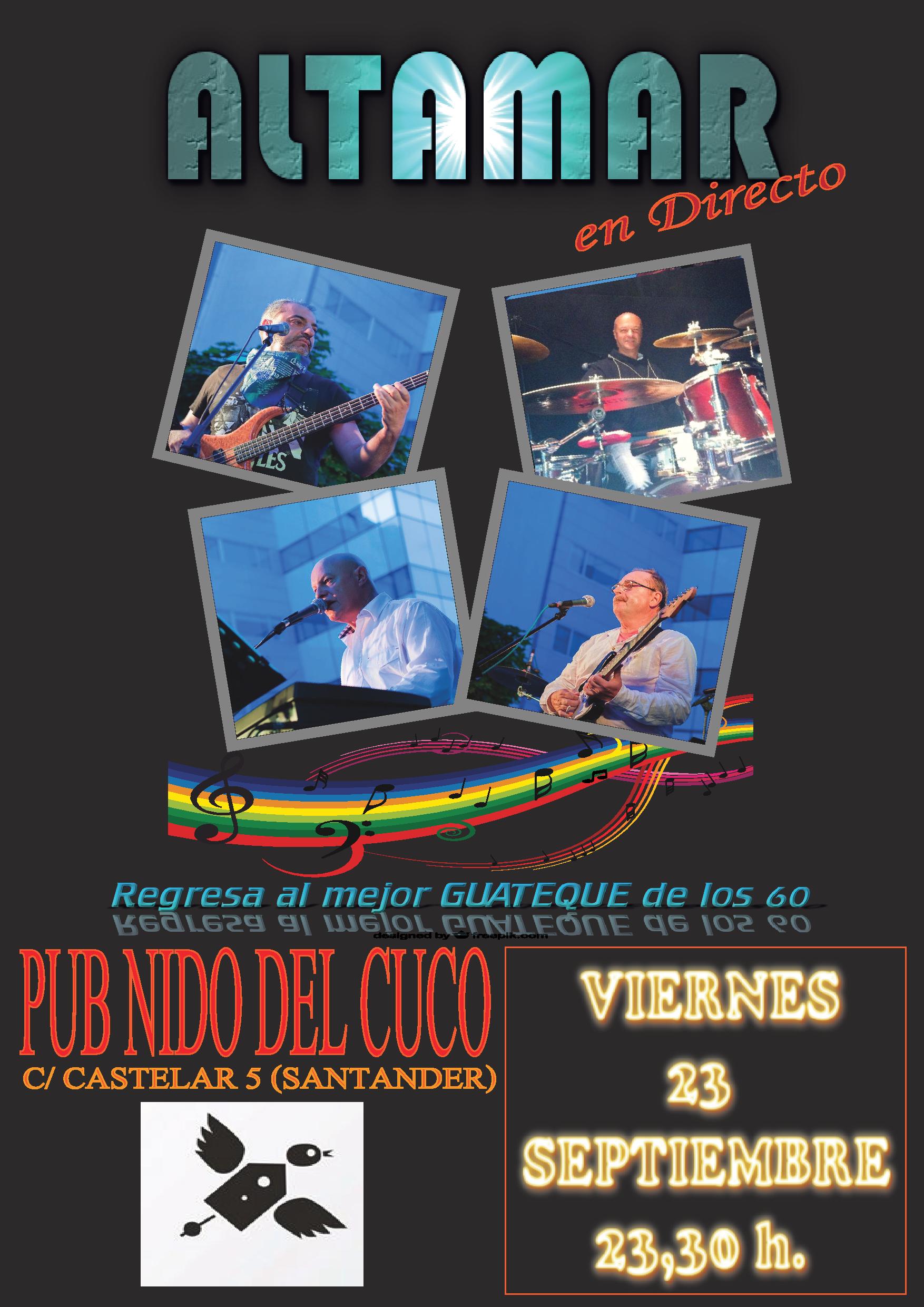 Concierto del Grupo Altamar en El Nido del Cuco de Santander