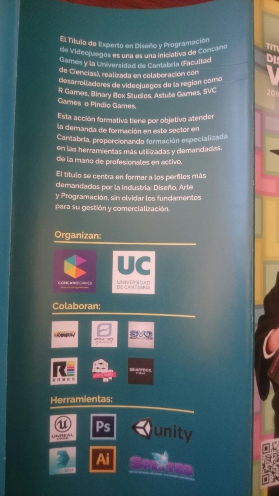Título de Experto en diseño y desarrollo de videojuegos en Santander