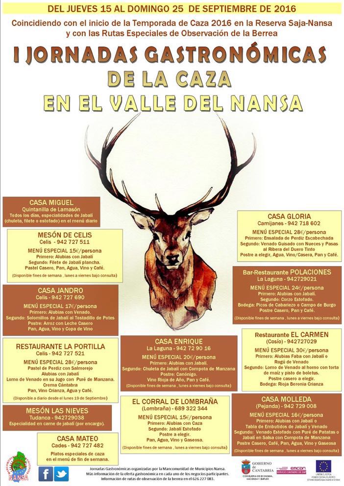 Jornadas gastronómicas Valle del Nansa 2016