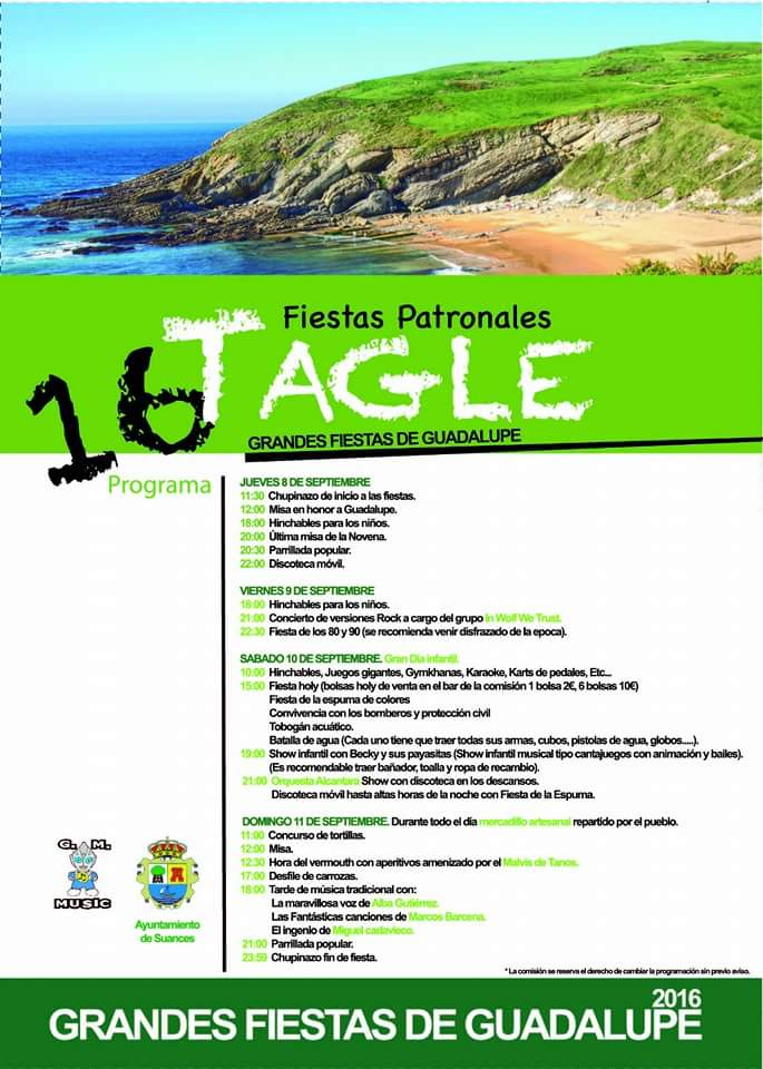 Fiestas de Guadalupe en Tagle 2016
