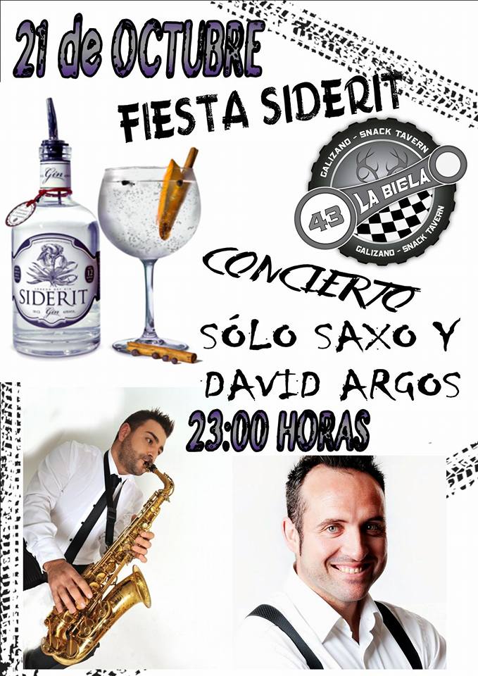Concierto de Solo Saxo y David Argos en La Biela de Galizano