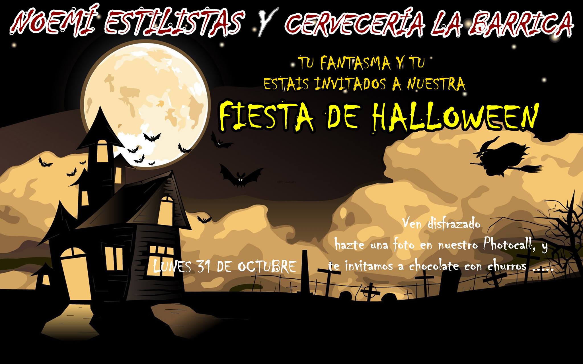 Fiesta de Halloween en La Barrica de Astillero