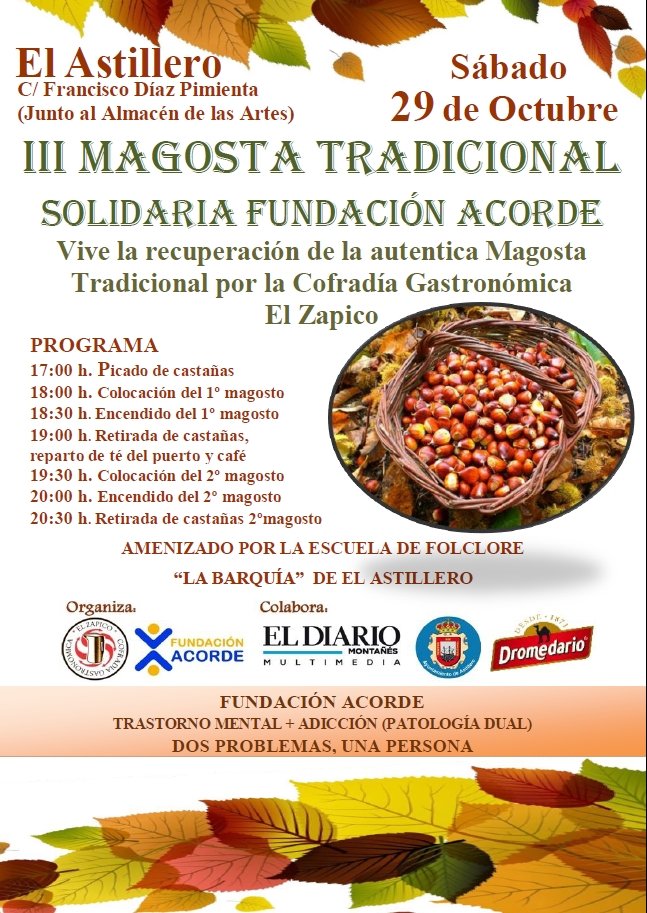 Magosta solidaria Fundación Acorde en Astillero