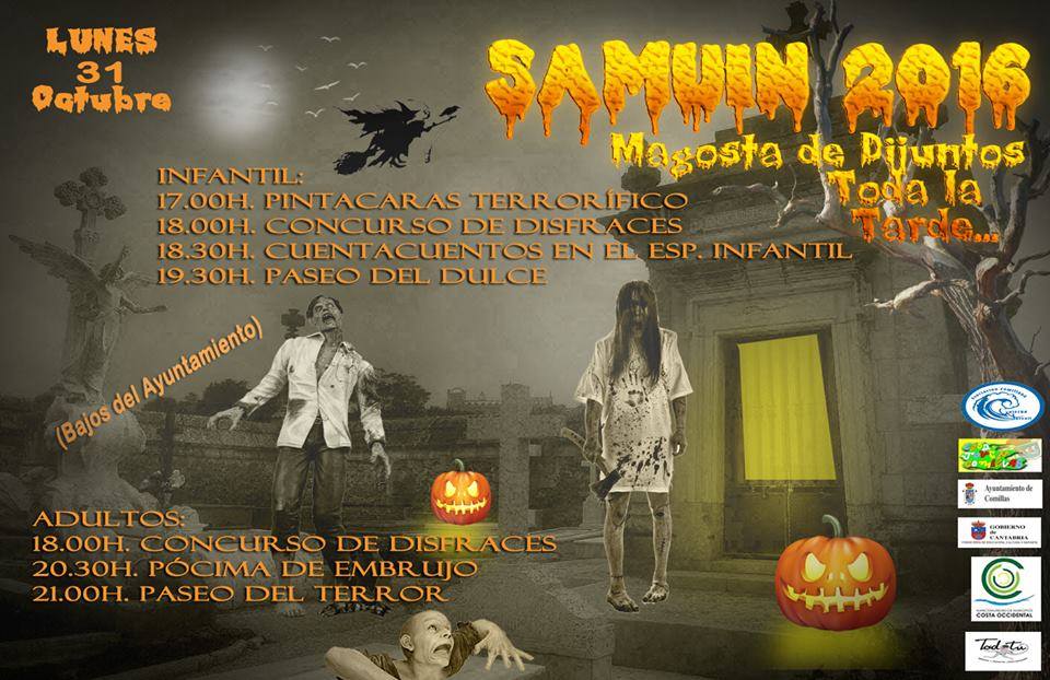 Samuin, halloween Cántabro en Comillas 2016