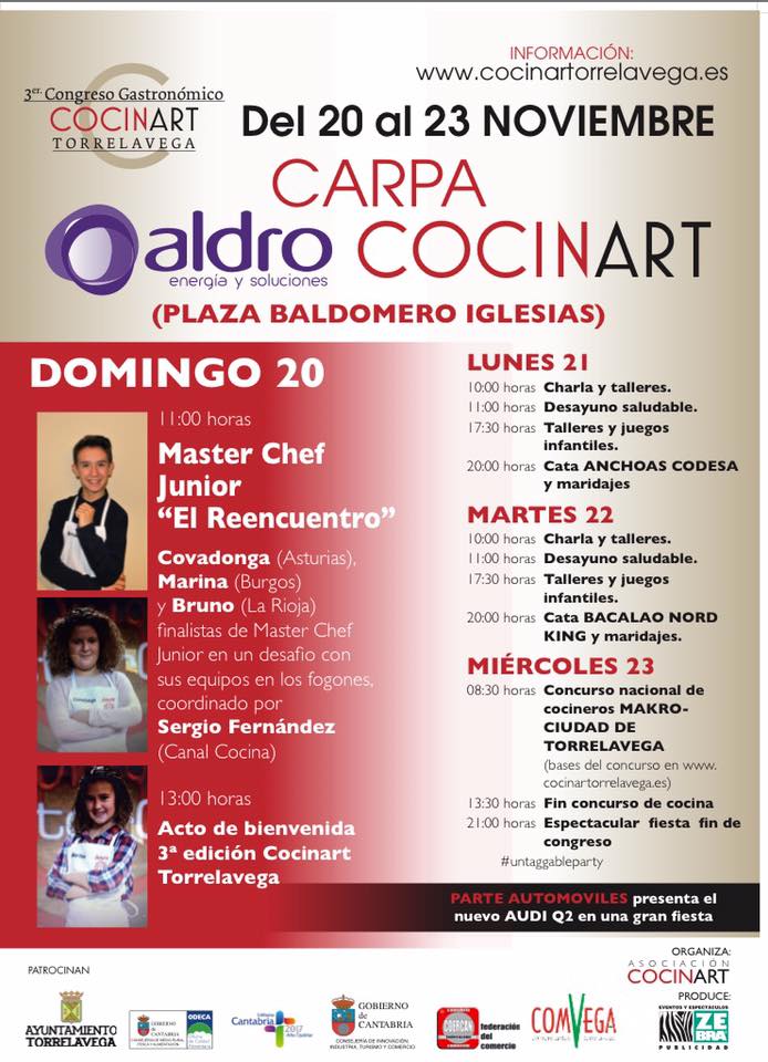 3º Congreso Gastonómico CocinArt en Torrelavega