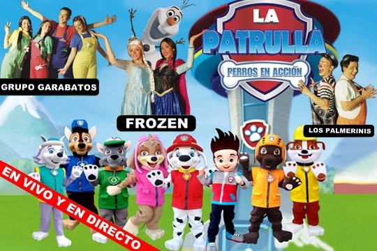 Actuación de La Patrulla Canina en Santander