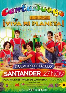 Cantajuego viva mi planeta palacio de festivales de santander