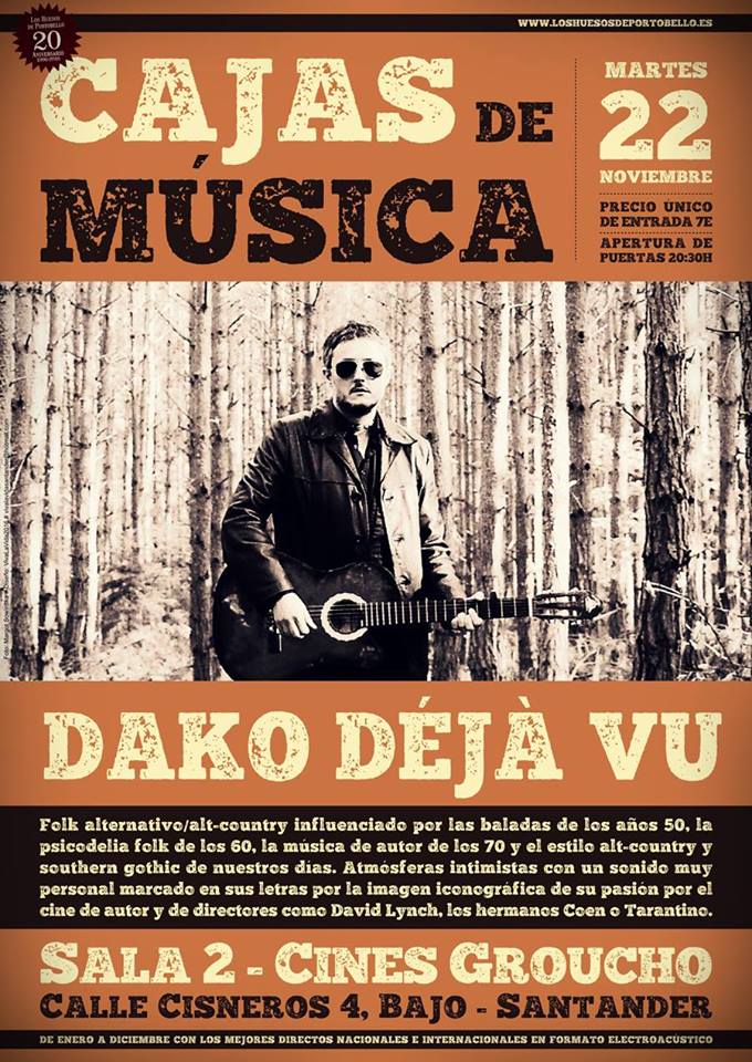 Concierto de Dako Deja Vu en cines Gorucho de Santander