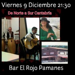 Concierto de De Norte a Sur en el bar El Rojo de Pámanes.