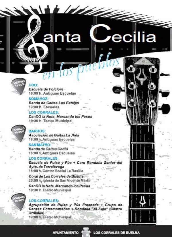 Conciertos de Santa Cecilia en los pueblos de Buelna
